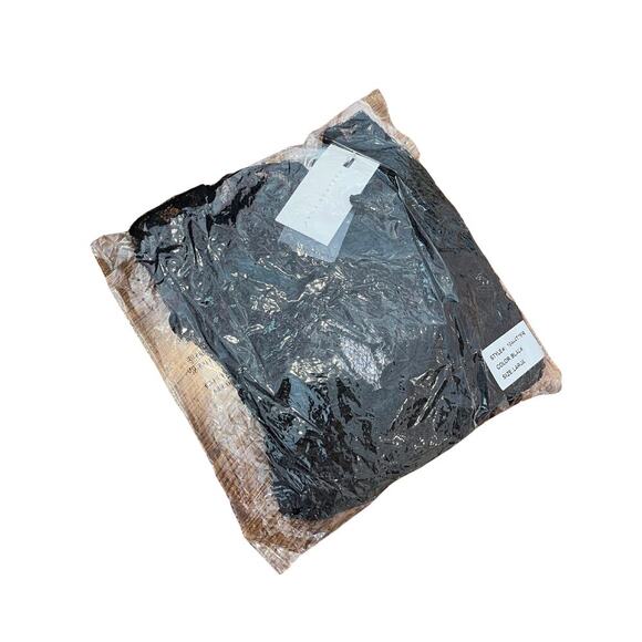 Fun and Flirty English Factory Black Tulle & Organza Shimmer Dress in Size Large - Picture 7 of 7